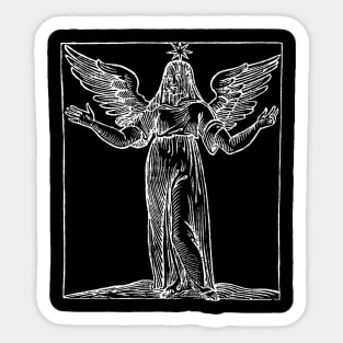 The Veiled Angel Sticker